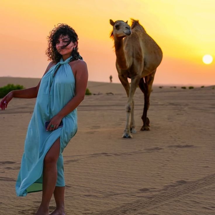 sunset camel ride